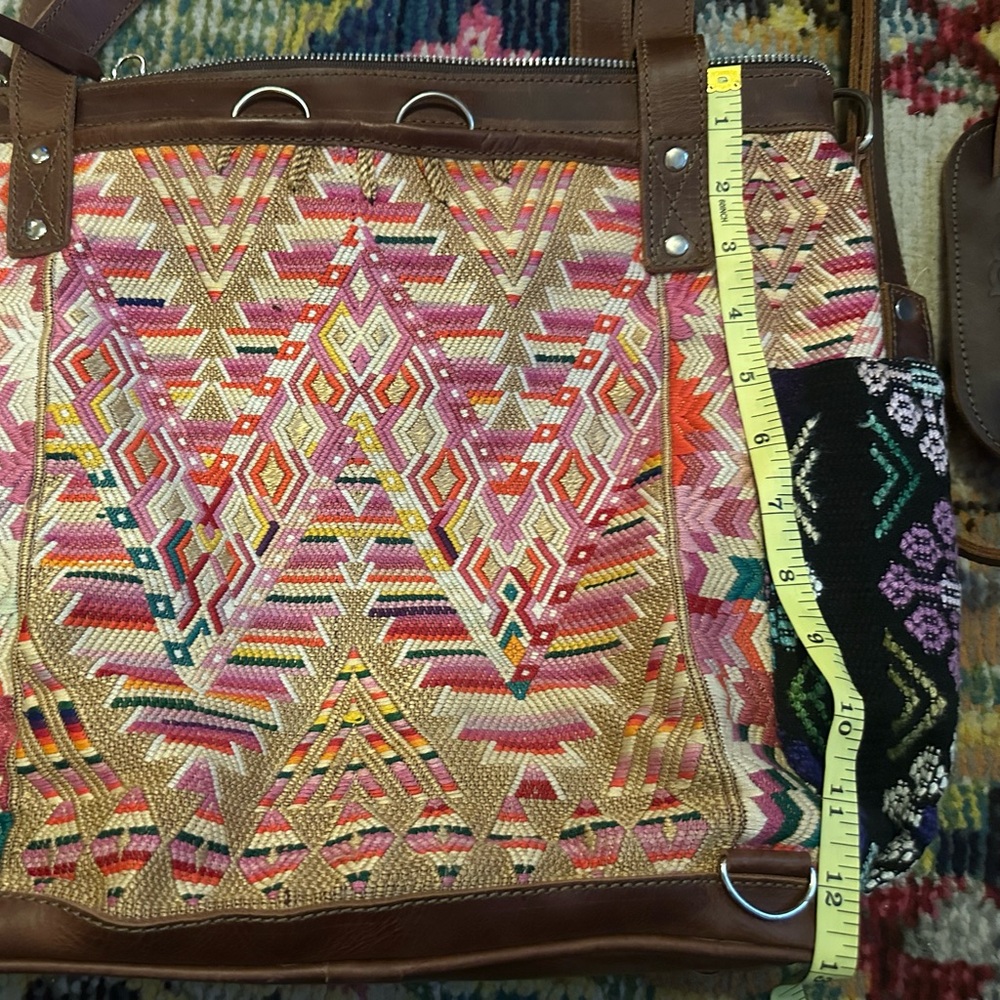 Colorful Patterned Tote Bag - Picture 5 of 8